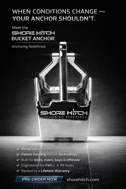 ShoreHitch Bucket Anchor- Coming soon. Preorders available Jan 2026